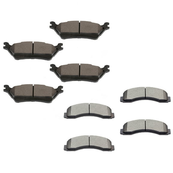 Brake Pads,ECCPP 8pcs Ceramic Disc Brake Kits fit for 1997-2003 for Ford for F-150,2004 for Ford for F-150 Heritage,2002 for Lincoln Blackwood D679-7558 D879-7584