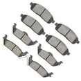 thumbnail image 1 of Brake Pads,ECCPP 8pcs Ceramic Disc Brake Kits fit for 2004-2009 for Ford for F-150,2006-2008 for Lincoln Mark LT, 1 of 5