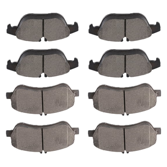Brake Pads,ECCPP 8pcs Ceramic Disc Brake Kits fit for 2005-2006 for Saab 9-2X,2004-2008 for Subaru Forester,2003-2007 for Subaru Impreza