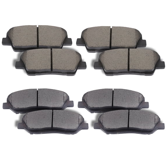 Brake Pads,ECCPP 8pcs Ceramic Disc Brake Kits fit for 2011 2012 2014 for Kia Sedona