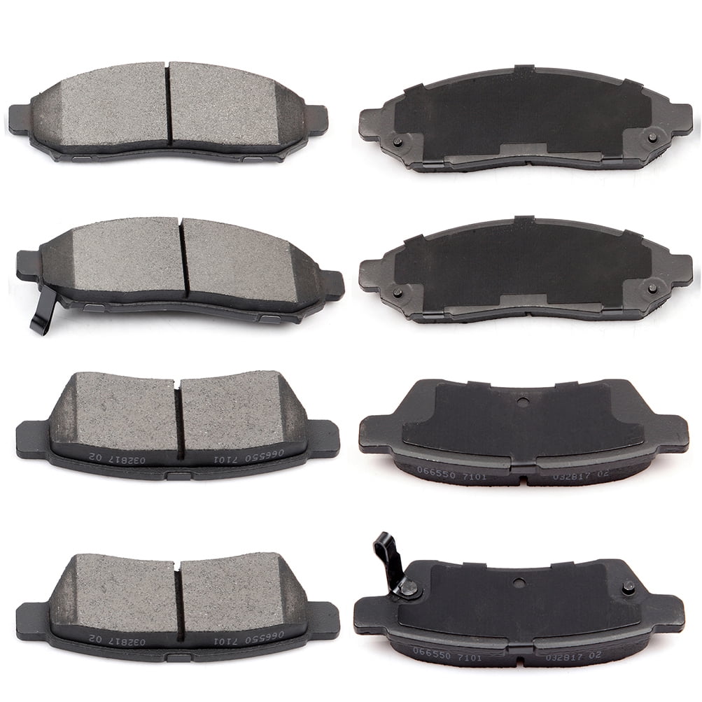 Brake Pads,ECCPP 8pcs Ceramic Disc Brake Kits fit for 2005-2018 for Nissan Frontier,2005-2015 for Nissan Xterra,2009-2012 for Suzuki Equator ATD1094C D1100-8206