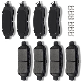 Brake Pads,ECCPP 8pcs Ceramic Disc Brake Kits fit for 2006-2010 for Ford Explorer,2007-2010 for Ford Explorer Sport Trac,2010-2012 for Ford Taurus,2006-2010 for Mercury Mountaineer