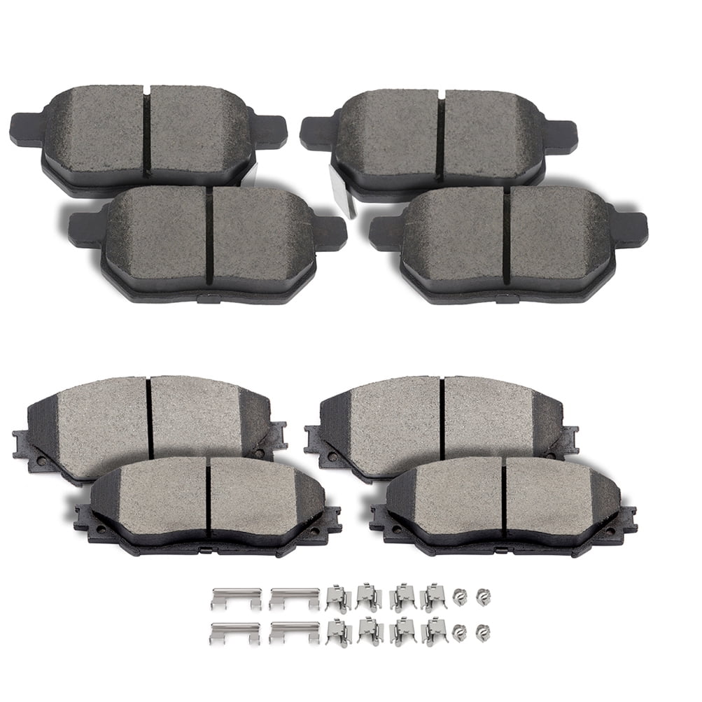 Brake Pads,ECCPP 8pcs Ceramic Disc Brake Kits fit for 2009-2010 for ...