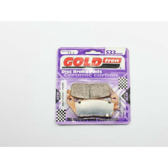 Brake Pads Racing Ceramic Carbon Goldfren S33-022 (EBC FA142)