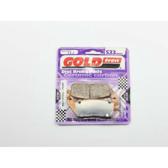Brake Pads Racing Ceramic Carbon Goldfren S33-022 (EBC FA142)