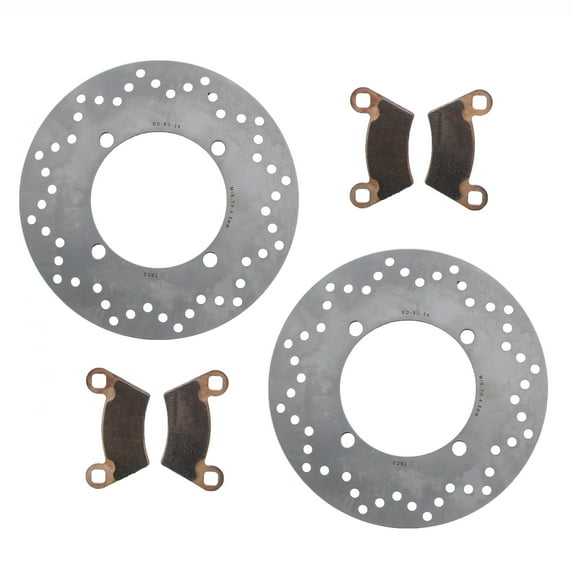 Brake Pads and Rotors for Polaris Ranger 500 4x4 2009 - 2011 Rear Brakes