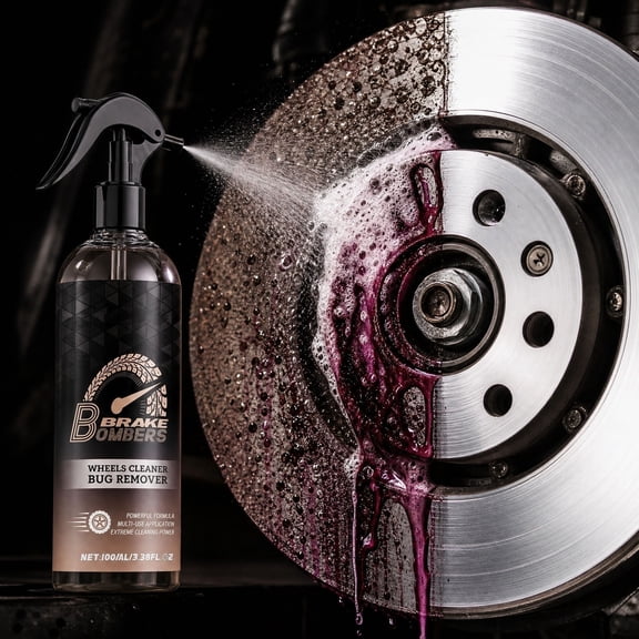Brake Parts Cleaner  Non-Flammable Brake Cleaner Spray Can  Fast-Brake Parts Cleaner Brake Dust Cleaner For Pads, Rotors & Calipers, Removes Dust, Grease & Oil, Leaves No Residue