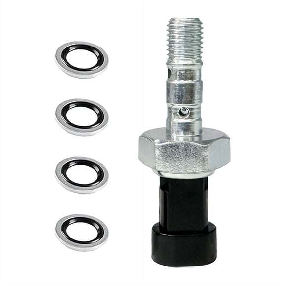 Brake Pressure Switch with 4Pcs Brake Line Seal
