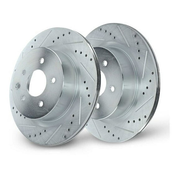 Brake Rotor 2 - Compatible with 2005 - 2008 INFINITI G35 3.5L V6 Naturally Aspirated 2006 2007