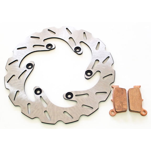 Brake Rotor & Brake Pads Yamaha YZ250F YZ450F 03-13 Rear RipTide by Race-Driven