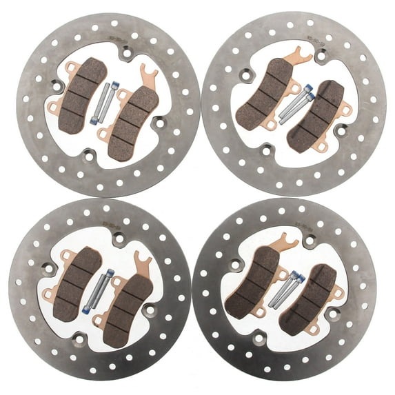 Brake Rotor & Brake Pads for Can-Am Defender Max HD10 LTD 2020-2023 Front & Rear