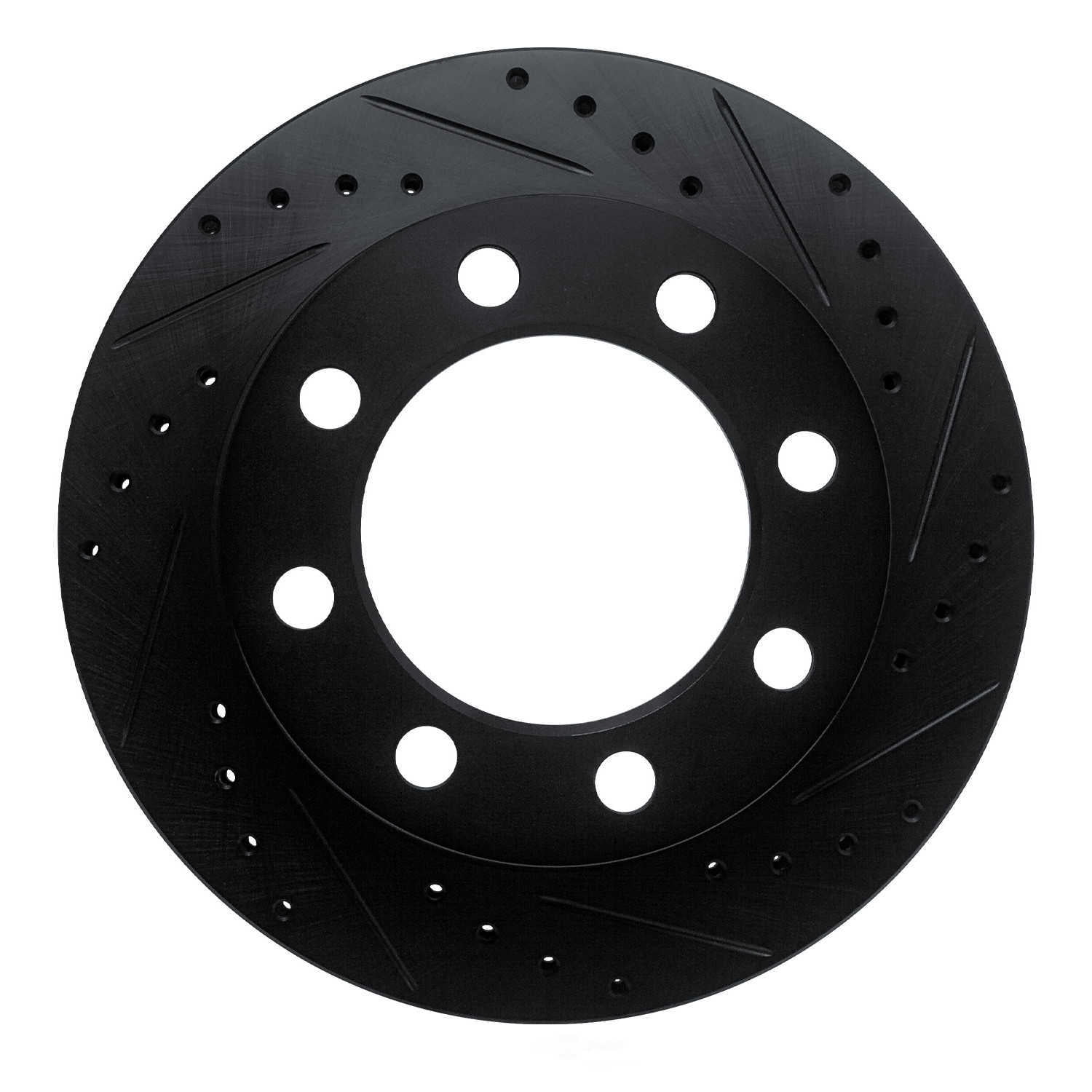 Dynamic Friction Company 633-40072R DFC Brake Rotor - Drilled And Slotted - Black