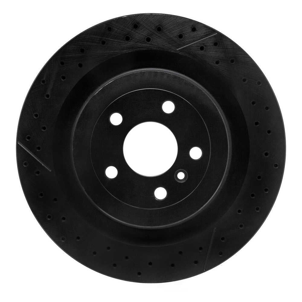 Dynamic Friction Company 633-63141 DFC Brake Rotor - Drilled And Slotted - Black
