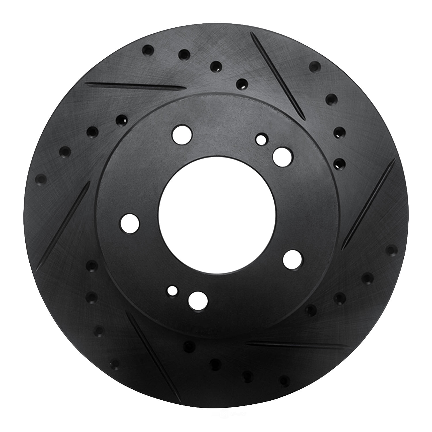 Dynamic Friction Company 633-72004R DFC Brake Rotor - Drilled And Slotted - Black