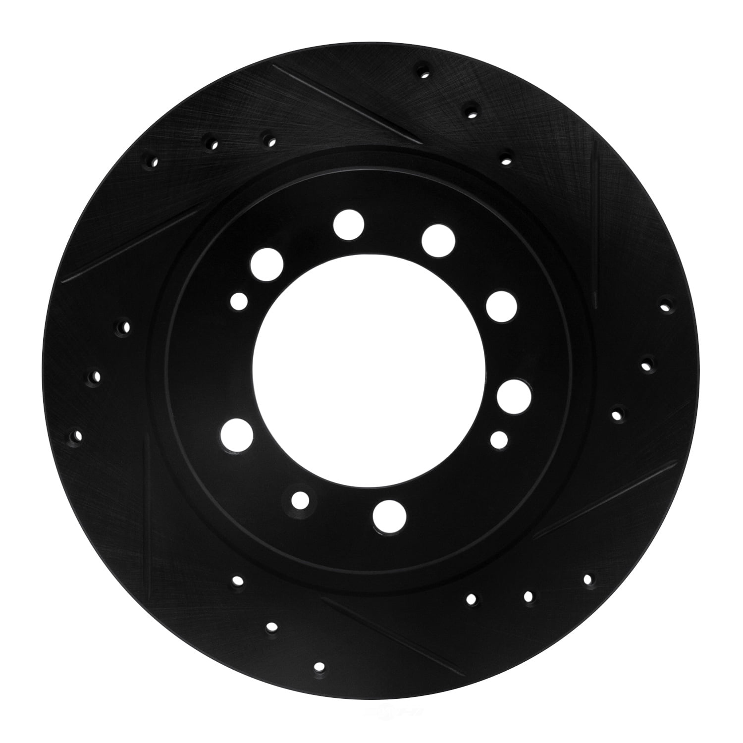 Dynamic Friction Company 633-72005R DFC Brake Rotor - Drilled And Slotted - Black