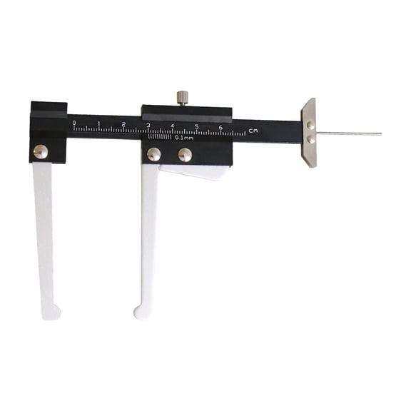 Brake Rotor Micrometer High Precisions Measuring Brake Disc Depth Caliper 0-60mm For Industrial Applications