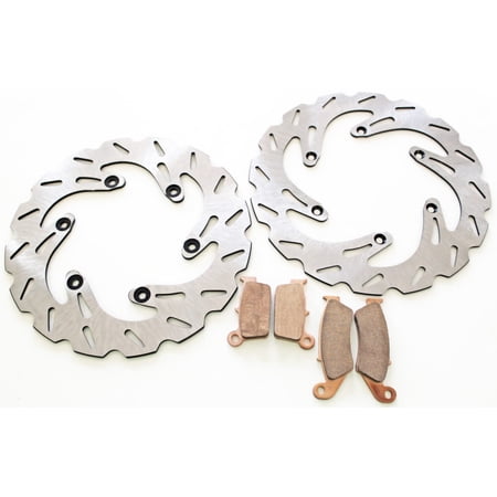 Brake Rotor and Brake Pads fits Yamaha WR450F 2011 - 2013 Front and Rear RipTide