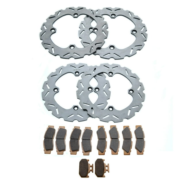 Brake Rotor and Pads fit Yamaha YXZ1000R 20192022 Front, Rear and