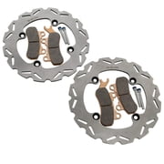 Brake Rotors & Brake Pads fit Can-Am Maverick Trail 1000 2018 -2023 Rear RipTide