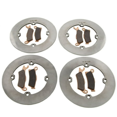 Brake Rotors & Brake Pads fit Can-Am Renegade 850 XXC 2016-2019 Front & Rear