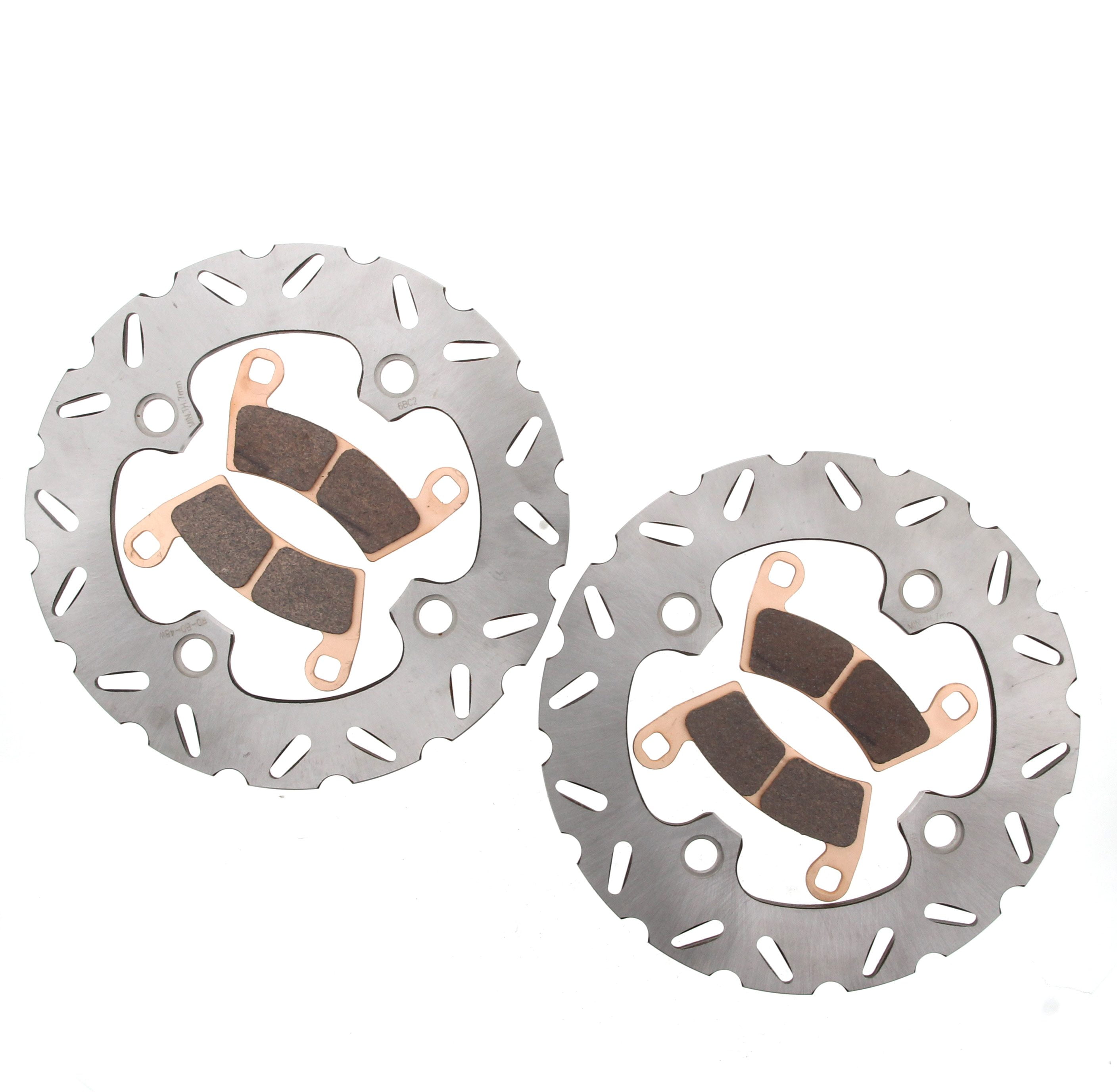 Brake Rotors & Brake Pads fit Polaris RZR XP Turbo EPS 2016 2021 Rear