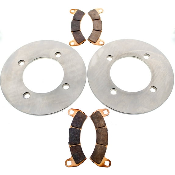 Brake Rotors & Brake Pads for Polaris RZR XP 4 Turbo 2017 - 2021 Front MudRat