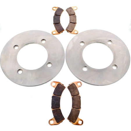Brake Rotors & Brake Pads for Polaris RZR XP Turbo EPS 2017 - 2021 Front MudRat