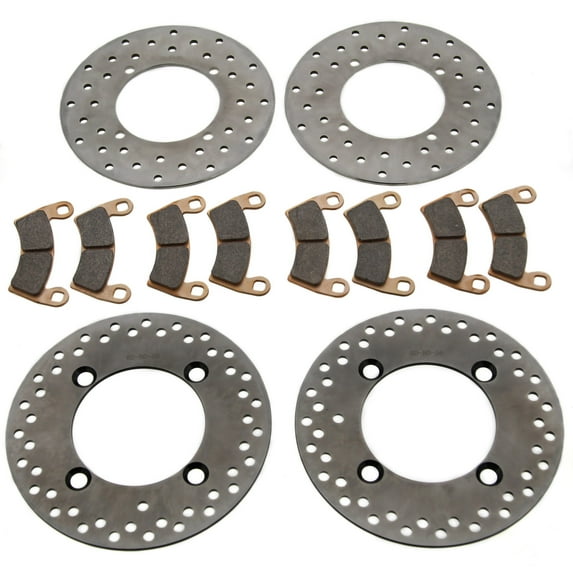 Brake Rotors & Brake Pads for Polaris Ranger XP 1000 NorthStar 2023 Front & Rear