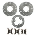 thumbnail image 1 of Brake Rotors & Brake Pads for Polaris Trail Blazer 330 2010 2011 Front & Rear, 1 of 5