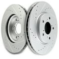 thumbnail image 1 of Brake Rotors,CCIYU Premium Performance Front Brake Rotor fit for 2005-2010 for Honda Odyssey, 1 of 5