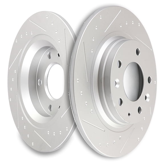 Brake Rotors,CCIYU Premium Performance Rear Brake Rotor fit for Ford Fusion, for Lincoln MKZ/Zephyr, for Mazda 6/626,06-15 for Mazda MX-5 Miata,03 for Mazda Protege,06-11 for Mercury Milan