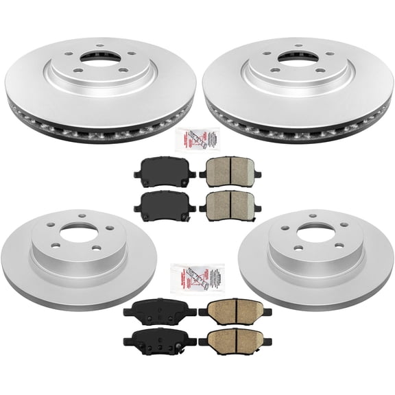 Brake Rotors & Pads For 2006-2008 Chevrolet Cobalt SS Sport 2.4L 4 Wheel Disc