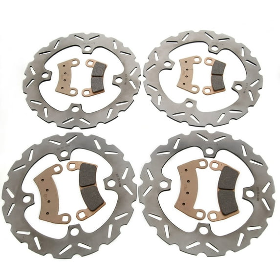Brake Rotors & Pads for Polaris General XP 1000 Ult 2023-26 Front & Rear RipTide