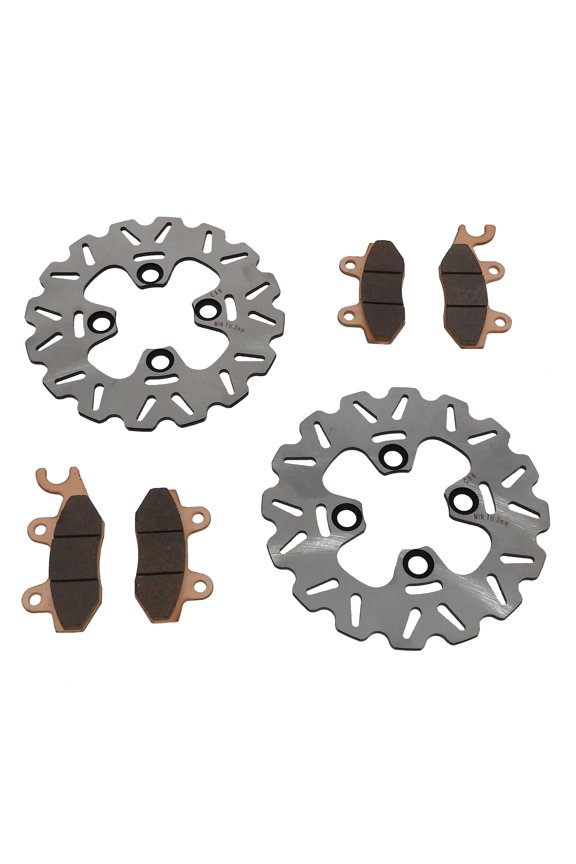 Brake Rotors and Brake Pads 2004-2011 Yamaha YFZ450 Front RipTide by Race-Driven