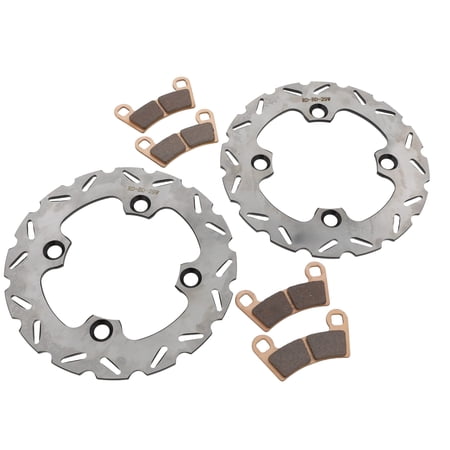 Brake Rotors and Brake Pads fit Polaris RZR 570 2014 - 2021 Front RipTide