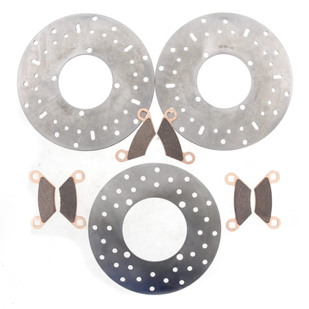Brake Rotors and Brake Pads fit Polaris Sportsman SP 850 2016 Front and Rear