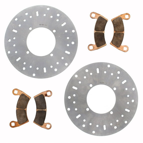 Brake Rotors and Brake Pads for Polaris ACE EPS Front Brakes by Race-Driven