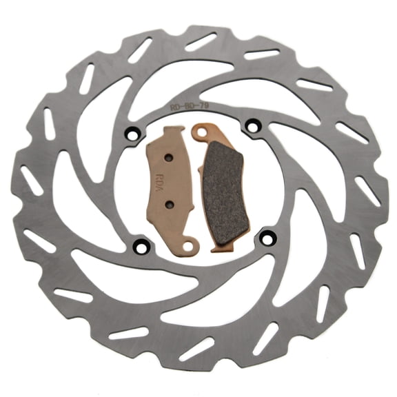 Brake Rotors and Pads for Kawasaki KX250 1994 - 2002 Front RipTide Brakes