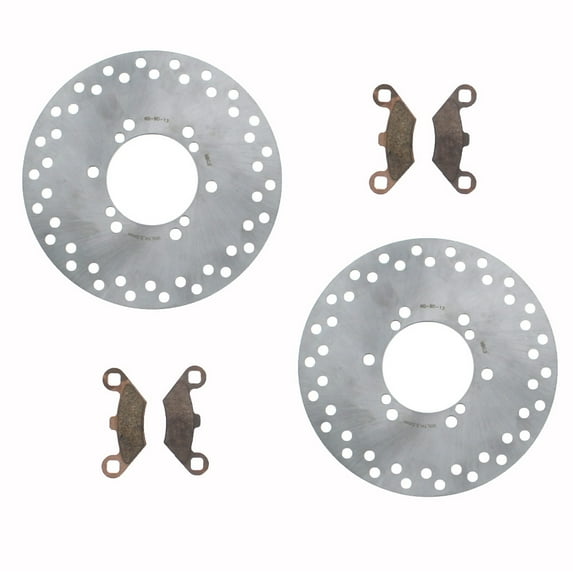 Brake Rotors and Pads for Polaris Sportsman 500 1999 - 2002 Front Brakes