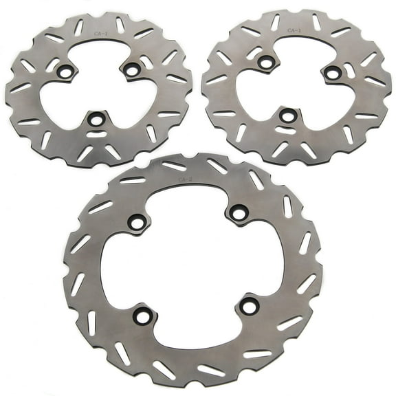 Brake Rotors fit Honda TRX400EX 400EX 1999 - 2003 Front & Rear RipTide Disc x3