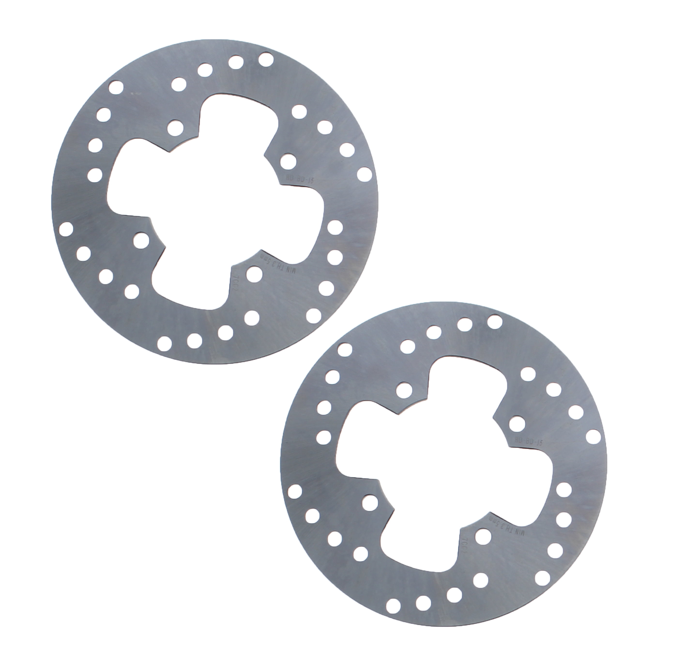 Caltric Rear Brake Disc Rotor For Polaris Trail Blazer 250 2001-2004 - Replacement Brake Rotor