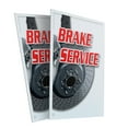 thumbnail image 1 of Brake Service (2-PACK) 24" x 36" Plastic Signs | Sign Insert 4mm Corrugated Plastic Signs Storefront Window Poster, 1 of 2