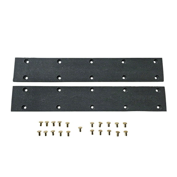 Brake Shoe Lining Set w/ (2) Linings & Rivets Fits Massey Tractor 840681M91