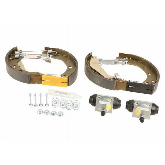 Brake Shoe Set - Compatible with 2008 - 2016 Smart Fortwo 2009 2010 2011 2012 2013 2014 2015