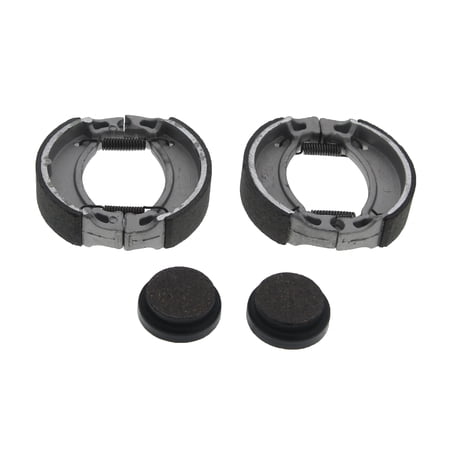 Brake Shoes and Brake Pads for Yamaha Moto 4 YFM225 1986 - 1988 Front and Rear