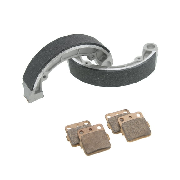 Brake Shoes and Pads for Kawasaki Prairie 400 KVF400 4X4 1997-2002 Front & Rear