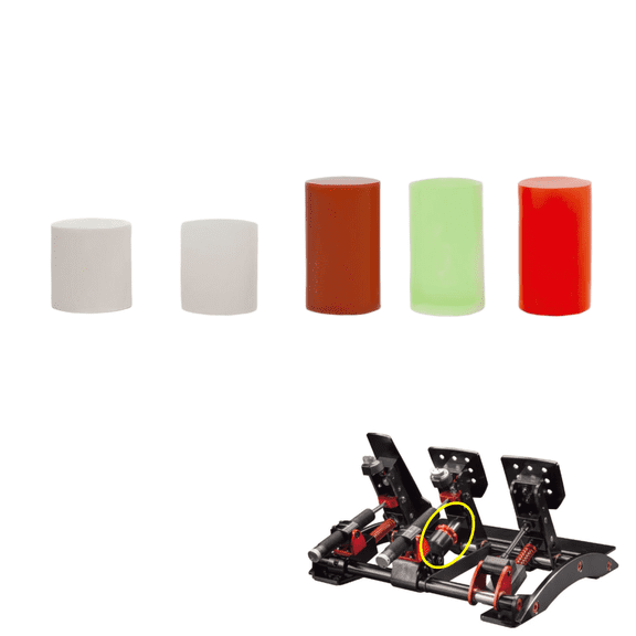 Brake Tuning Kit 5 Strength Dampers for Fanatec Clubsport V3 Pedals
