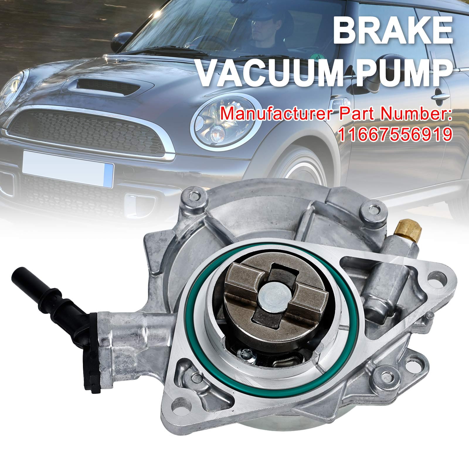 Brake Vacuum Pump 11667556919 For Mini R55 R56 R57 R58 R59 Cooper S & JCW