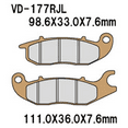 thumbnail image 1 of Brake pads 177 RJL, 1 of 2