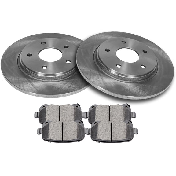 Brakes Rotor Set,ECCPP Front Rear Brake Discs Rotors Brakes Kits fit for Chrysler Town & Country,for Dodge Grand Caravan,Journey,12-15 for Ram C/V,09-10 13-14 for VW for Routan